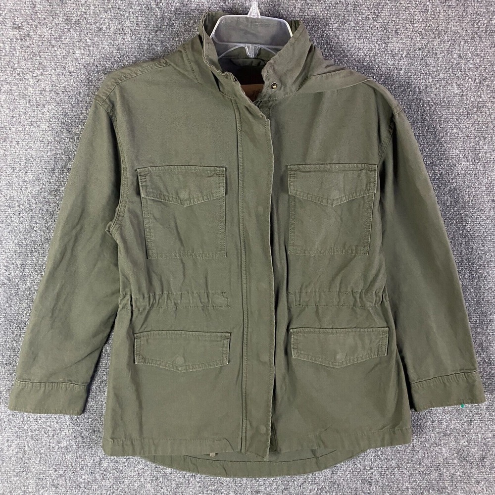 Universal Thread Military Jacket Women's Small Hooded 100% Cotton Adults S